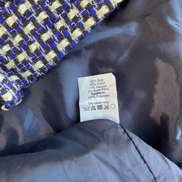 J.Crew Cafe Capri Purple Tweed Pant - Women’s 12 - Picture 8 of 8